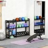 MOEPISY Dumbbell Rack 3-Tier Weight Stand Dumbbell Storage 50In Length - 4 of 4