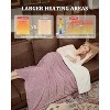 Home Heated Throw Blanket - Thick Tufted Electric Blanket with 10 Heating Levels & 10 Time Settings, Machine Washable for Bedroom - 4 of 4