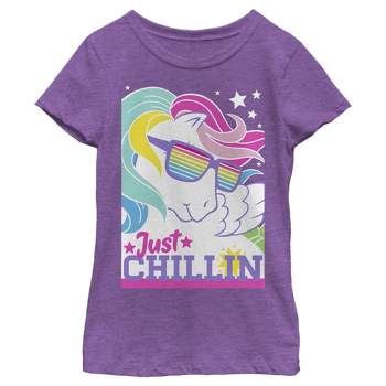 Girl's My Little Pony Princess Celestia Just Chillin T-Shirt