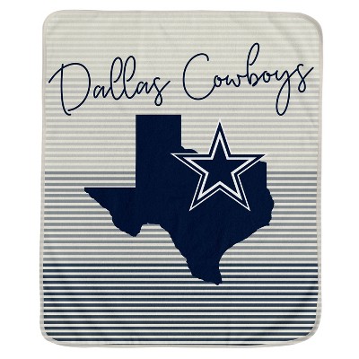 Cathay Sports Dallas Cowboys Blue/Silver 60-in x 80-in Throw in the  Blankets & Throws department at