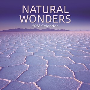 2026 Square Wall Calendar, Natural Wonders, 16-Month Natural World Theme with 180 Reminder Stickers (12x12 in) - 1 of 4