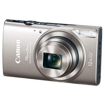 Canon PowerShot ELPH360 Camera - Dark Silver (1078C001)