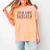 Simply Sage Market I Speak Fluent Sarcasm Garment Dyed Tee - 2 of 4