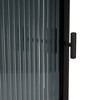 ORRD 22.25" Floor Coner Cabinet with Tempered Glass Door & Storage Shelves for Bathroom, Living Room, Bedroom (Black) - 4 of 4