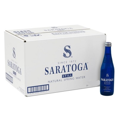 Saratoga Spring Water, Still - 12 Fl Oz. Glass Bottle (Pack of 12)