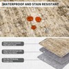 Vintage Large Area Rug for Living Room Bedroom Distressed Rug Non-Slip Low Pile Machine Washable Rug - 3 of 4