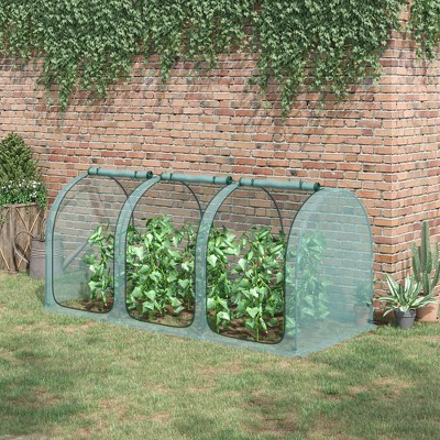 Green Steel Wind Resistant Plant Protection Tent