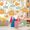 Big Dot of Happiness Little Pumpkin - Fall Birthday Party or Baby Shower Hanging Decor - Party Decoration Swirls - Set of 40 - 2 of 4