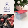 Homz Secure Latch Large Clear Stackable Storage Container w/ Lid - 4 of 4