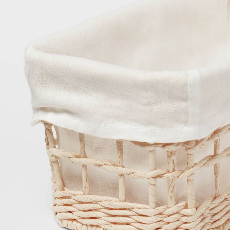 Tapered Woven Basket with Liner - Brightroom™, 4 of 5