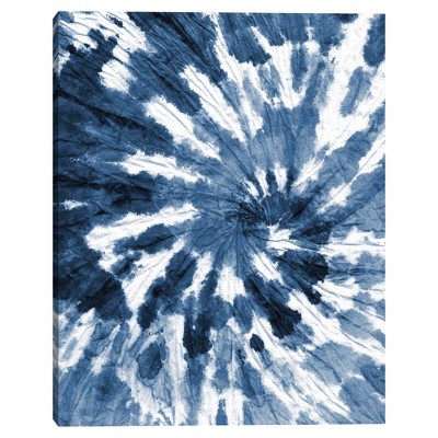 22" x 28" Shibori Pattern by Belle Maison Unframed Wall Canvas - Masterpiece Art Gallery