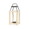 Cheung's Bexley White Toned Wooden Bar Decor Lantern Large - 3 of 4