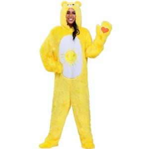 HalloweenCostumes.com Care Bears Funshine Bear Plus Size Costume. - 1 of 3