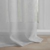 MAYEERTY Floral Embellished Cuff Tab Top Solid Curtain Panel(Only 1 Pc Panel) - 3 of 4