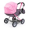 Bayer: Pram Cosy, Fairy Poka Dot Grey Pink - Includes Blanket+Pillow+Handbag, for Dolls Up to 18", Ages 3+ - 2 of 4