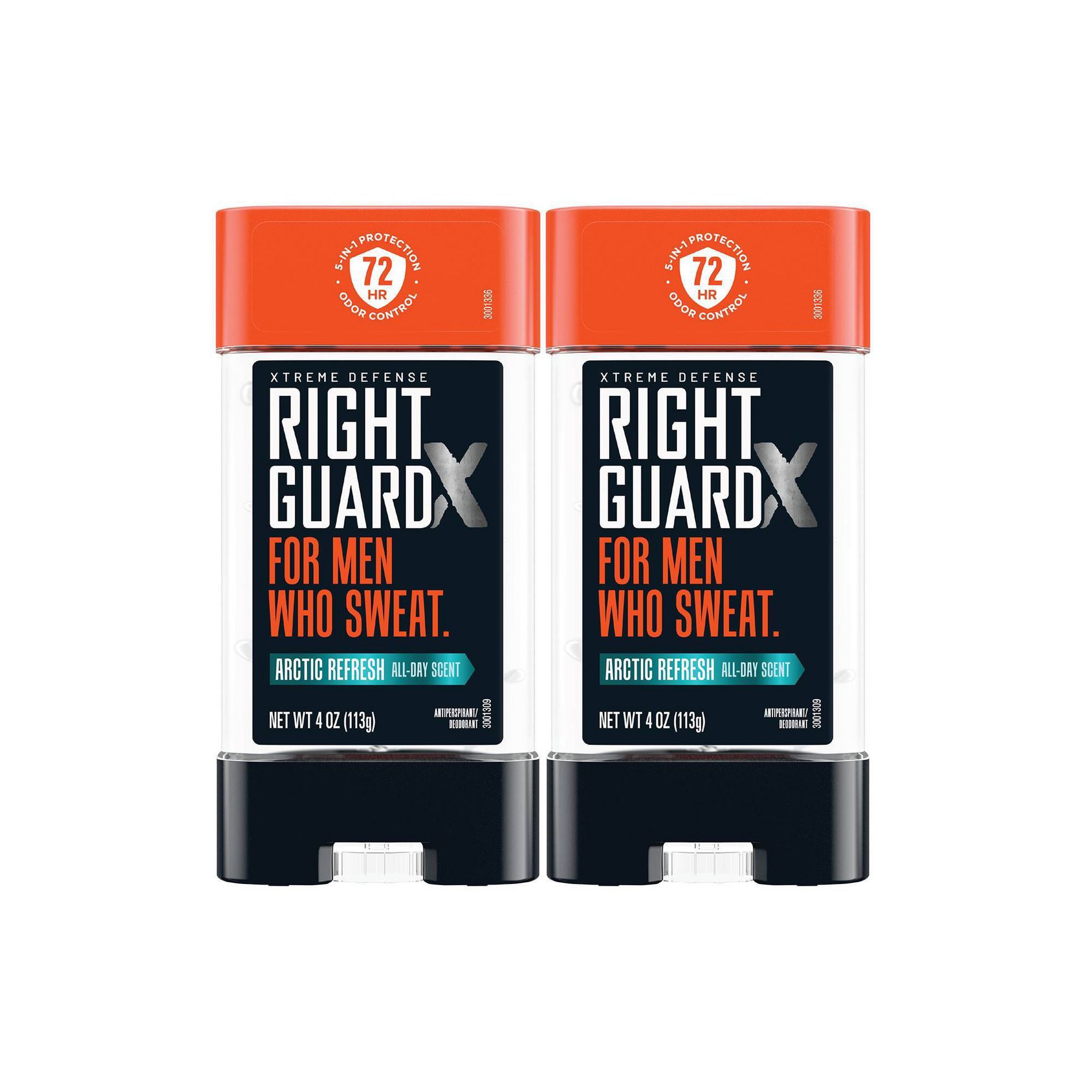 Right Guard Xtreme Defense Gel Antiperspirant & Deodorant - Arctic Refresh Scent - 4oz/2ct