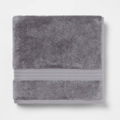 Total Fresh Antimicrobial Bath Sheet – Threshold Heavyweight 100% Cotton Towel, 33x63, Oeko-Tex Certified