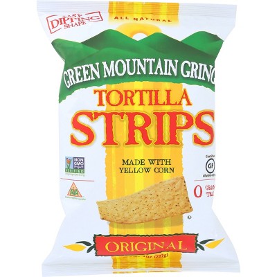 Green Mountain Gringo Tortilla Strips- 8 0z (Pack of 12)