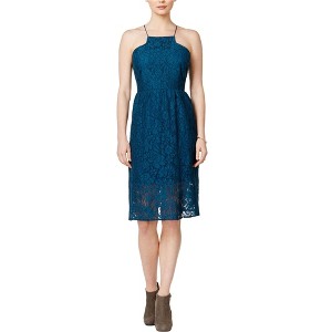 Kensie Womens Lace Racerback Fit & Flare Dress - 1 of 1