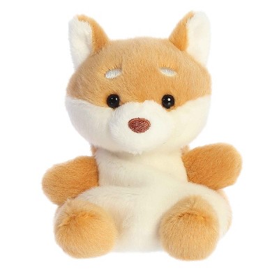 Aurora Mini Keiko Shiba Inu Palm Pals Adorable Stuffed Animal Brown 5"