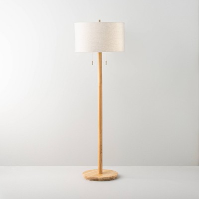 Light Wood Floor Lamp (Includes LED Light Bulb) - Hearth &#38; Hand&#8482; with Magnolia