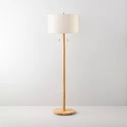 Light Wood Floor Lamp (Includes LED Light Bulb) - Hearth & Hand™ with Magnolia
