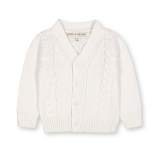 Hope & Henry Baby Organic Cotton Cable Knit Cardigan Sweater