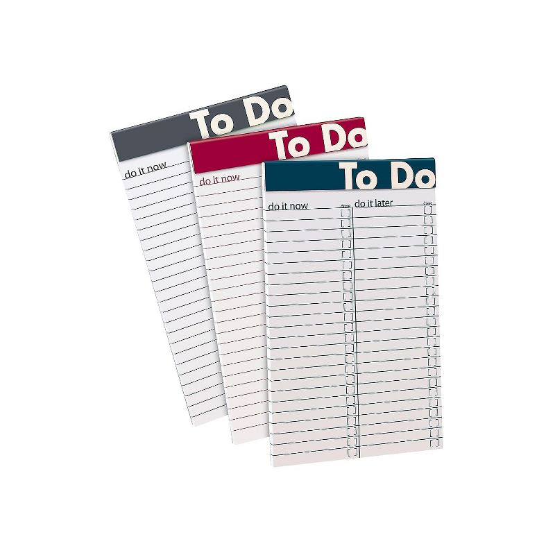 Ampad To Do Notepad 5" x 8" Wide Ruled Assorted Colors 368796, 1 of 5