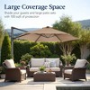 Best Choice Products 10ft 360° Rotating Cantilever Offset Hanging Patio Umbrella - 4 of 4