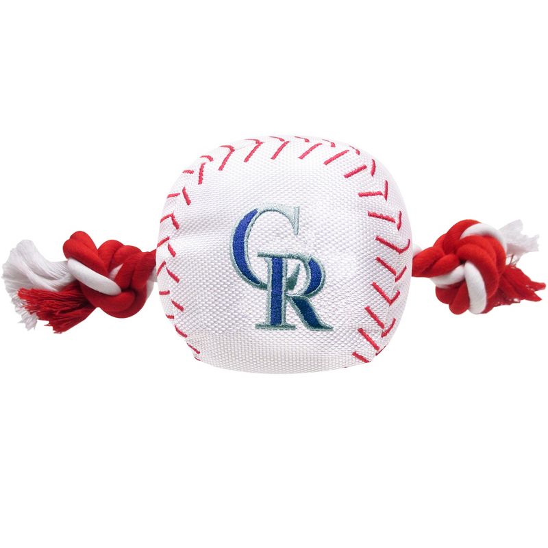 MLB Nylon Baseball Rope Pets Toy, 1 of 5