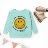 The Juniper Shop SmileyWorld It's A Good Day To Have A Good Day Circle Youth Sweatshirt - 3 of 4