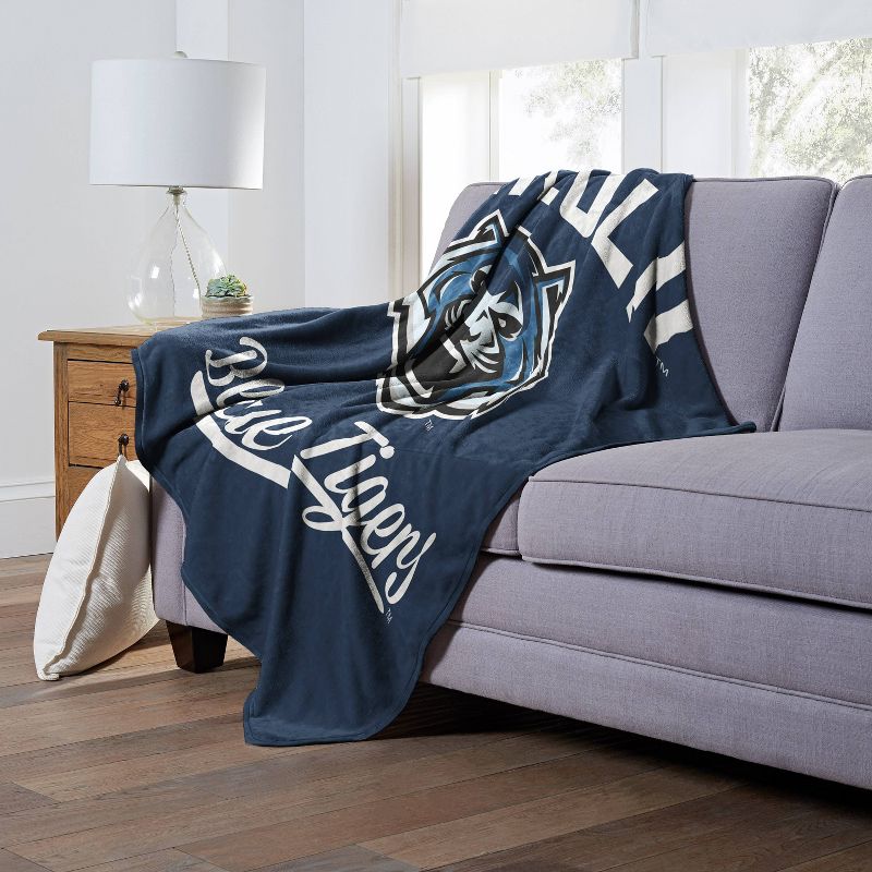 50&#34; x 60&#34; NCAA Lincoln Blue Tigers Alumni Silk Touch Throw Blanket, 3 of 6