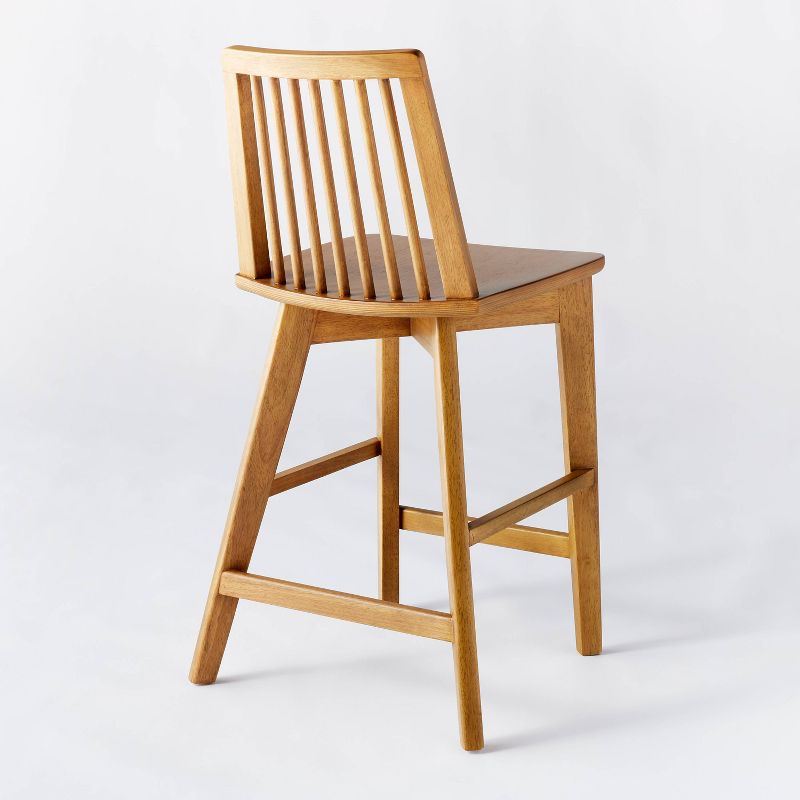 Linden Modified Windsor Wood Counter Height Barstool - Threshold™ designed with Studio McGee, 5 of 14