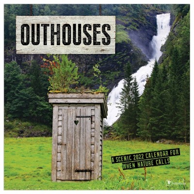 2022 Wall Calendar Outhouses - The Time Factory