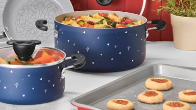 Red Aluminum Disney Nonstick 7-Piece Cookware Set