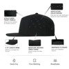 Nertpow Men Flat Brim Adjustable Performance Hat Snapback Laser Perforated Baseball Cap - 3 of 4