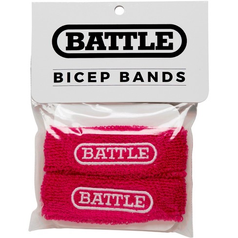 Battle Sports 1/2 Football Bicep Arm Bands - Pink : Target