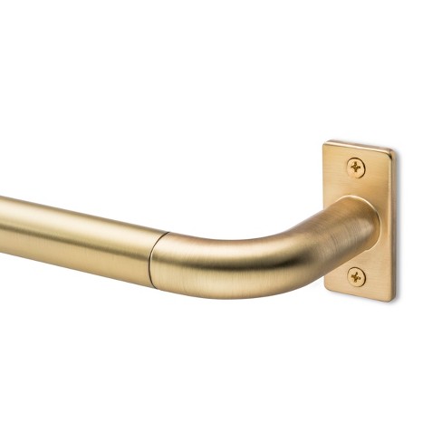 66-120 Dauntless Curtain Rod Brass - Project 62™