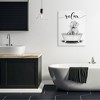 Stupell Industries Elephant Bathroom Relax Text Canvas Art, 30" x 40" - 3 of 4