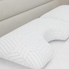 SEVOBAL Bed Pillows Cooling Contour Pillow with Ventilated Foam and Machine-Washable Cover, White, 29"*16.5"*6" - 4 of 4