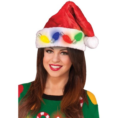 flashing santa hat