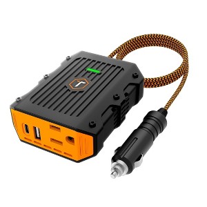 ToughTested 120W Power Inverter with USB-C, USB & DC Charging Ports ...
