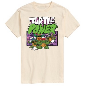 Men's - Teenage Mutant Ninja Turtles Mutant Mayhem - Turtle Power Short Sleeve Graphic T-Shirt - 1 of 3