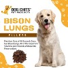 Dog Chits Bison Lung Fillets Dog and Puppy Treats | All Natural Grain Free Training Chews - 2 of 4