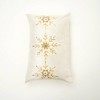 Anybear 24x16 Snow Bead Winter Accent Cushions - 4 of 4