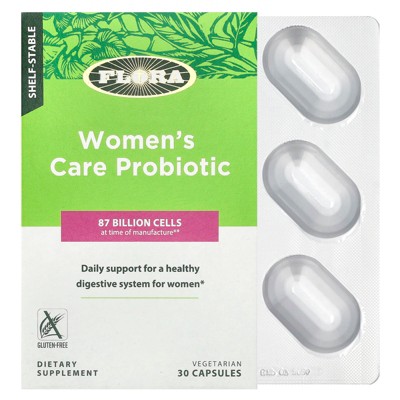 Flora Women's Care Probiotic, 87 Billion CFU, 30 Vegetarian Capsules