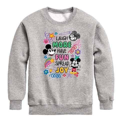 Discount (M) DISNEY Mickey Sweatshirt Crew Fleece