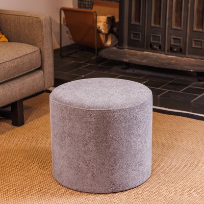 19" Round Pouf Ottoman - WOVENBYRD