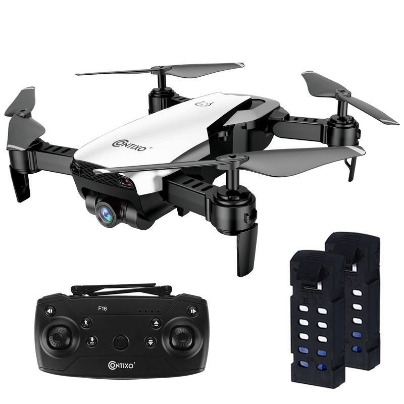Contixo F16 FPV Drone with Camera - 2.4G RC Quadcopter Drones with 6-Axis Gyro, 1080P HD Camera, Follow Me, Gesture Control, Headless, WiFi, 2 Battery, 6 of 9