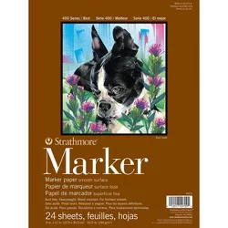 Strathmore 400 Series Marker Pad, 9 x 12 Inches, 50 lb, 24 Sheets